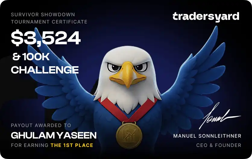 Trader payout screenshot